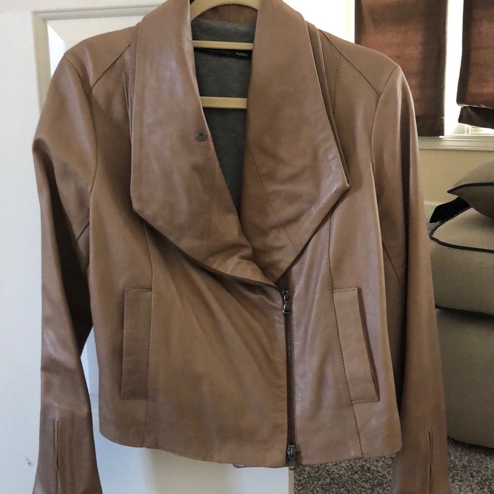 Anthropologie leather jacket